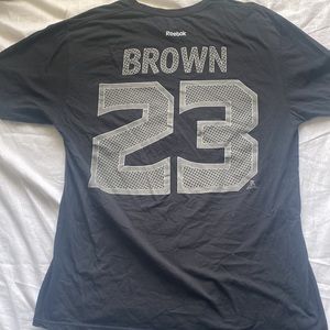 DUSTIN BROWN - Unisex - Reebok - LOS ANGELES KINGS XL Tee Shirt - NHLPA